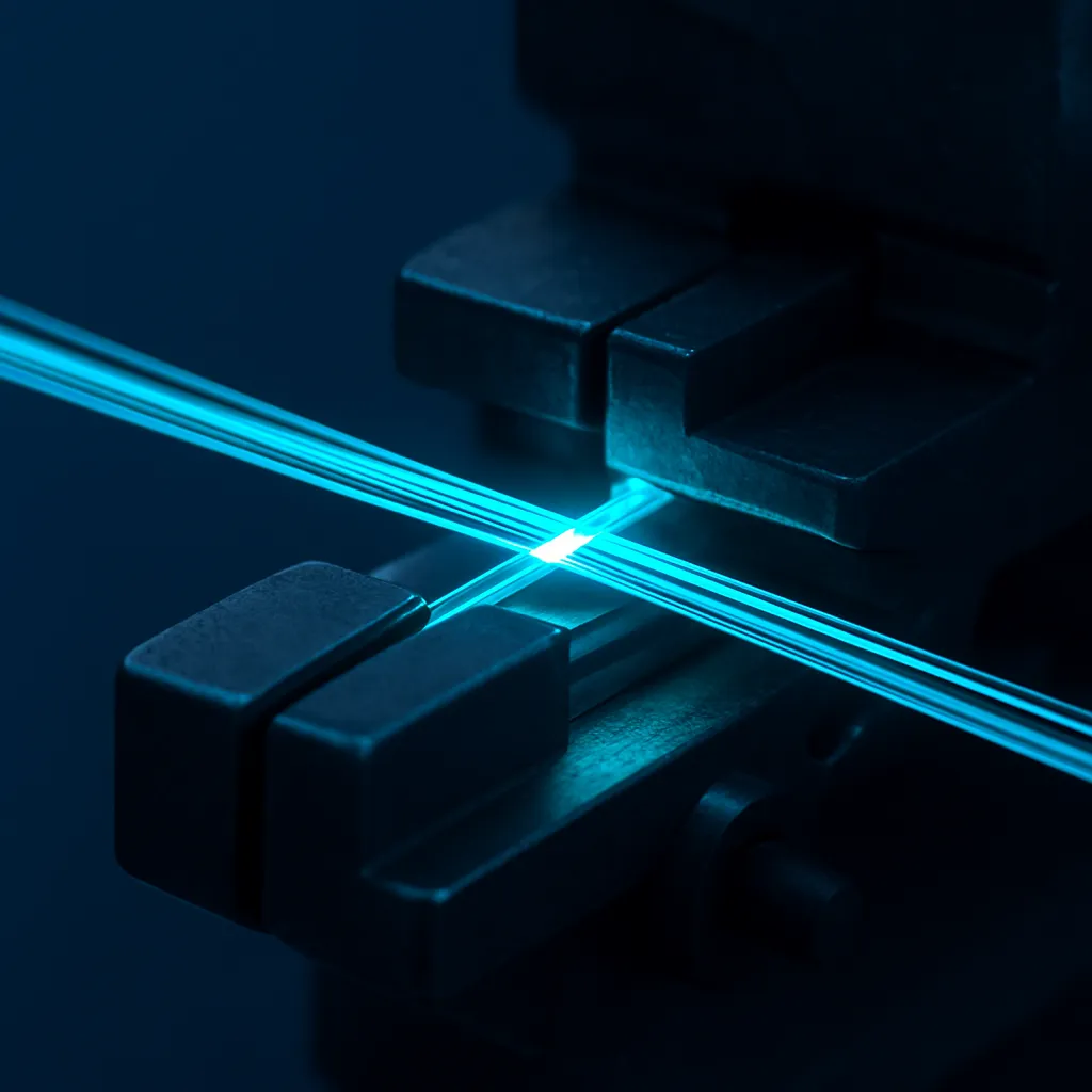 Glasfaser-Spleißtechnik – Techniker bei der B&S ITK GmbH